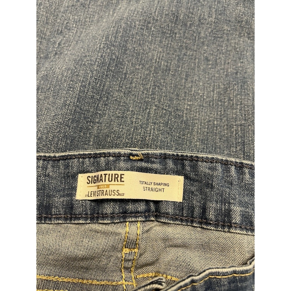 LEVIS Signature Gold -Womens 20S Jeans-40x29 "Totally Shaping" Straight-Stretch - Picture 4 of 6